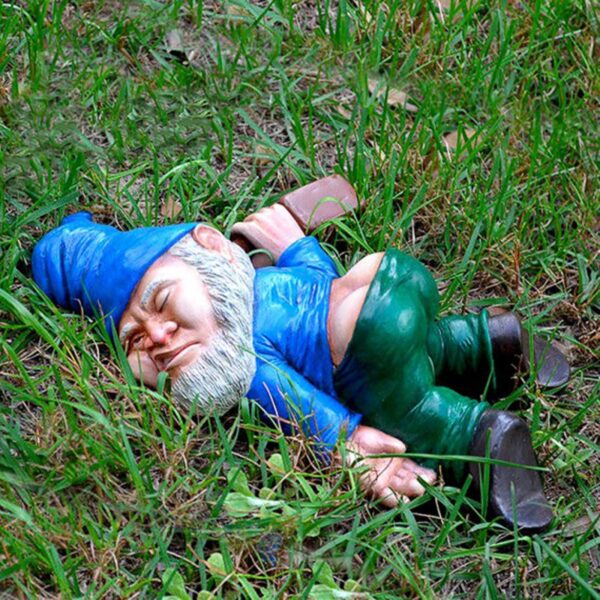 Garden Decoration Funny Drunk Dwarf